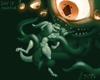 Kinktober 19: Monster by Flyttic