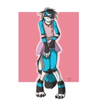 Luna Pinnup. by Xywolf