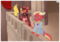 Ozula and Kira by Gi0