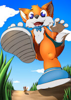 Lucky's Little Friend - by Rai-kun by Pyronlilmander