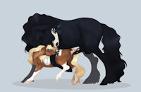Big fun with the little lady - by Huskii-s by Nightdancer