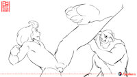 Fight for the throne - TLK animated doodle by Anhes