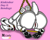 Kinktober Day 8 - Bondage by MitsukaiDraws