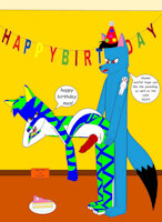 happy birthday azul! 2022 by ALESSIO626