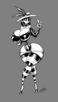Personal Art - Bunnysuit Eddie by GrayscaleRain