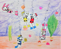 Furry Divers by MrRoseLizard