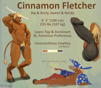Cinnamon Fletcher Ref Sheet by Vahlaurix