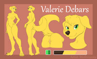 Valerie Debars Ref Sheet by Vahlaurix