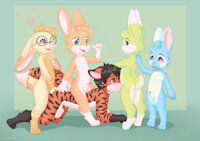Bunny Boys by ValheruAshen