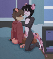 HairtriggerHyena [Commission - Simple Shaded] by Peony