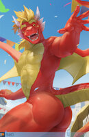 Dancing dragon (color preview) by Anhes