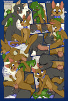 Misterpickleman Airedale Comic - Sleepover Fan Arts by Tricksta