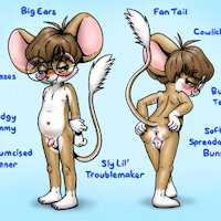 Maho's Ref Sheet [With Bonus Art!] by Pux