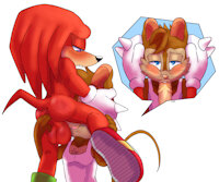 Knuckles' First Time (shaded comm) by Smommo