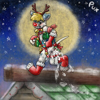 Rudolf the Red-Nosed Pirate by Pux