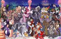 *YCH*_Making fireworks by Fuf