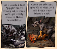 Caught by hyenas 5, 6 (original by Flamez66) by AutoSnep