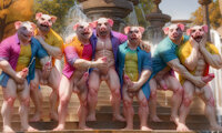 Pigs at the Park (Cum Version) by Logically