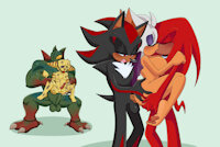 Knuckles and Shadow's payback by NinoTrash