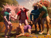 Lion and Bunny: Walk in the Park (Part 2) by Logically