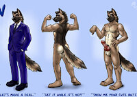 Jackson's Ref Sheet & Family Portrait [With Bonus Art!] by Pux