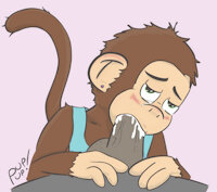 Monkey Boy Blowjob by YourPupUp