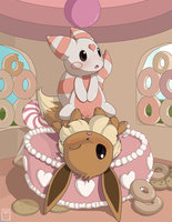 cup cakes first birthday present ^-^ by Tricksta