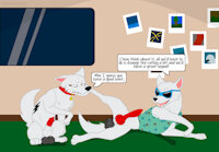 Blake & Bolt (art trade) by ConsensualCanine