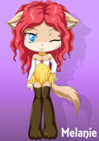 Melanie (Clothed and Nude Versions) by bbmbbf
