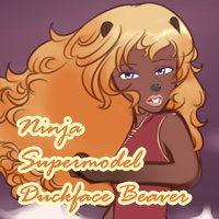 Supermodel ninja duckface beaver by KolewazakiSan