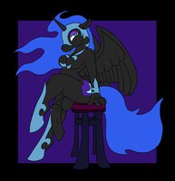 Nightmare Moon by Bloodoodles by ultragamer89