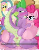Spike's Livestream with Pinkie Pie (Nice) by kyokimute