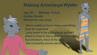 Malessa Wylder Birthday by LykaanDorianWylder