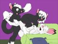 Two Cats and a Bunny (by MizzyAm and Quiet269) by Zeikcied