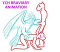YCH Braviary Animated by Yiffox