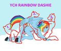 YCH Rainbow Dashie by Yiffox