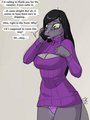Boob window sweaters are in apparently...