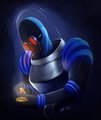 A Blue Christmas  by Undeadkitty13