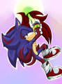 +Sonadow Kid+ Shaundre the hedgehog (Teen) by BabyBackRibz