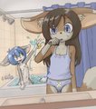 Chelsea and Lynnelle by Sakuramoto