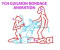 YCH Guilmon Bondage Animation by Yiffox