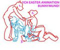 Easter YCHS:  Bunnymund Animation by Yiffox