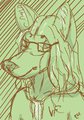 Minty Maned Wolf by RedRockRex