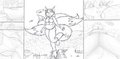 Sketch process - Carefree Micky by Micky