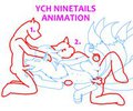 YCH Ninetails Animation by Yiffox