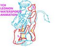 YCH Leomon Watersports Animation by Yiffox