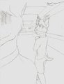 Walking down the school hallway by KaruLegend