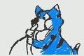 Blowing up the tiggy (3ds sketch) by Blimpfurry