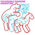 YCH Double Diamond Animation by Yiffox