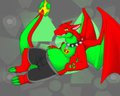 Smug Typhzard by Quilmeleon